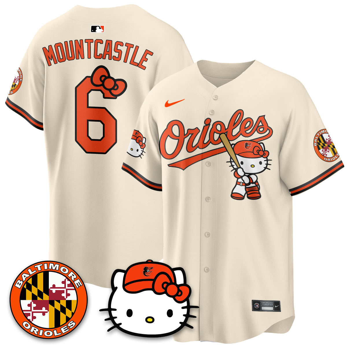 BAL x Meow Kitty Limited City Connect Jersey - Stitched