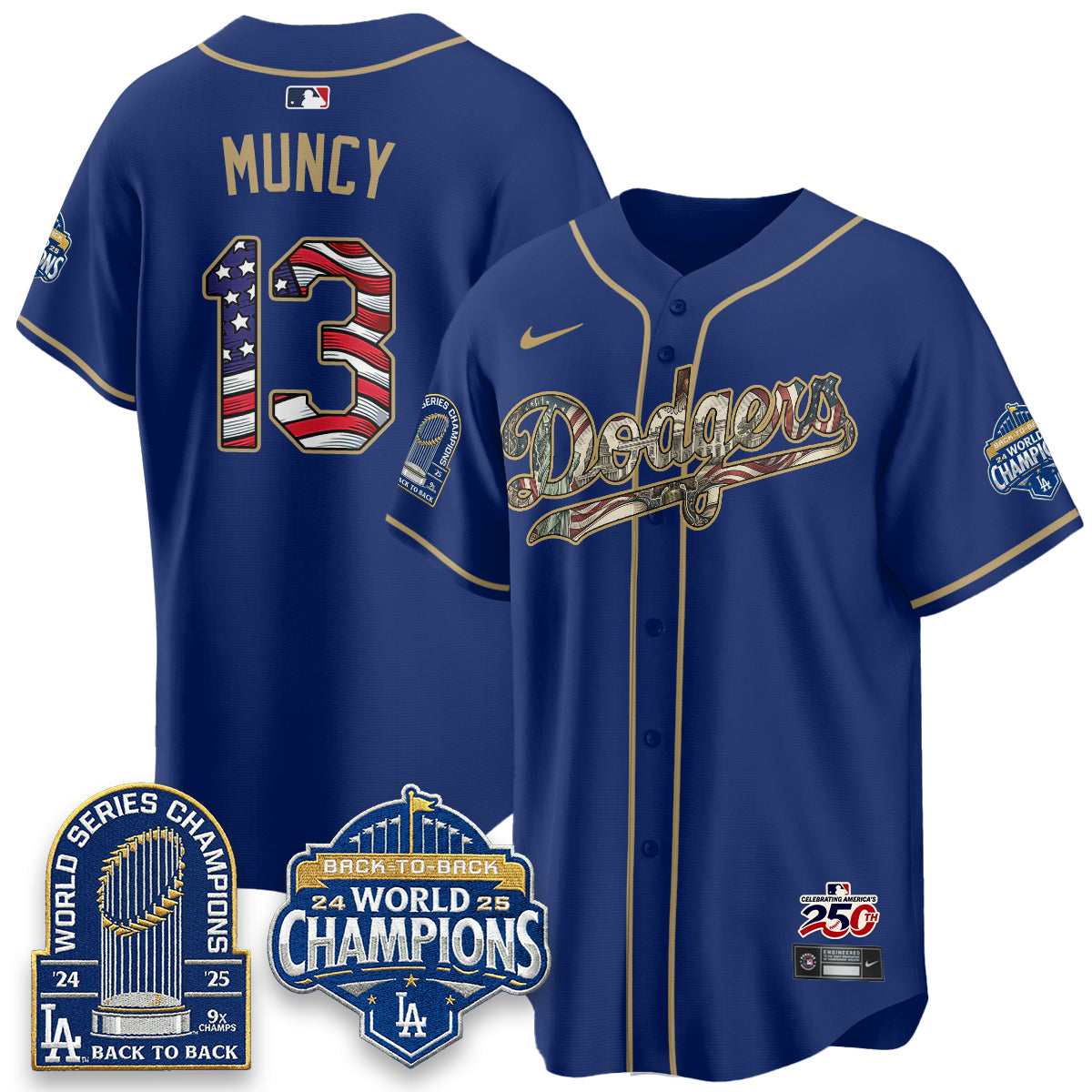 LAD 2026 Independence Day USA Vapor Limited Jersey - Stitched