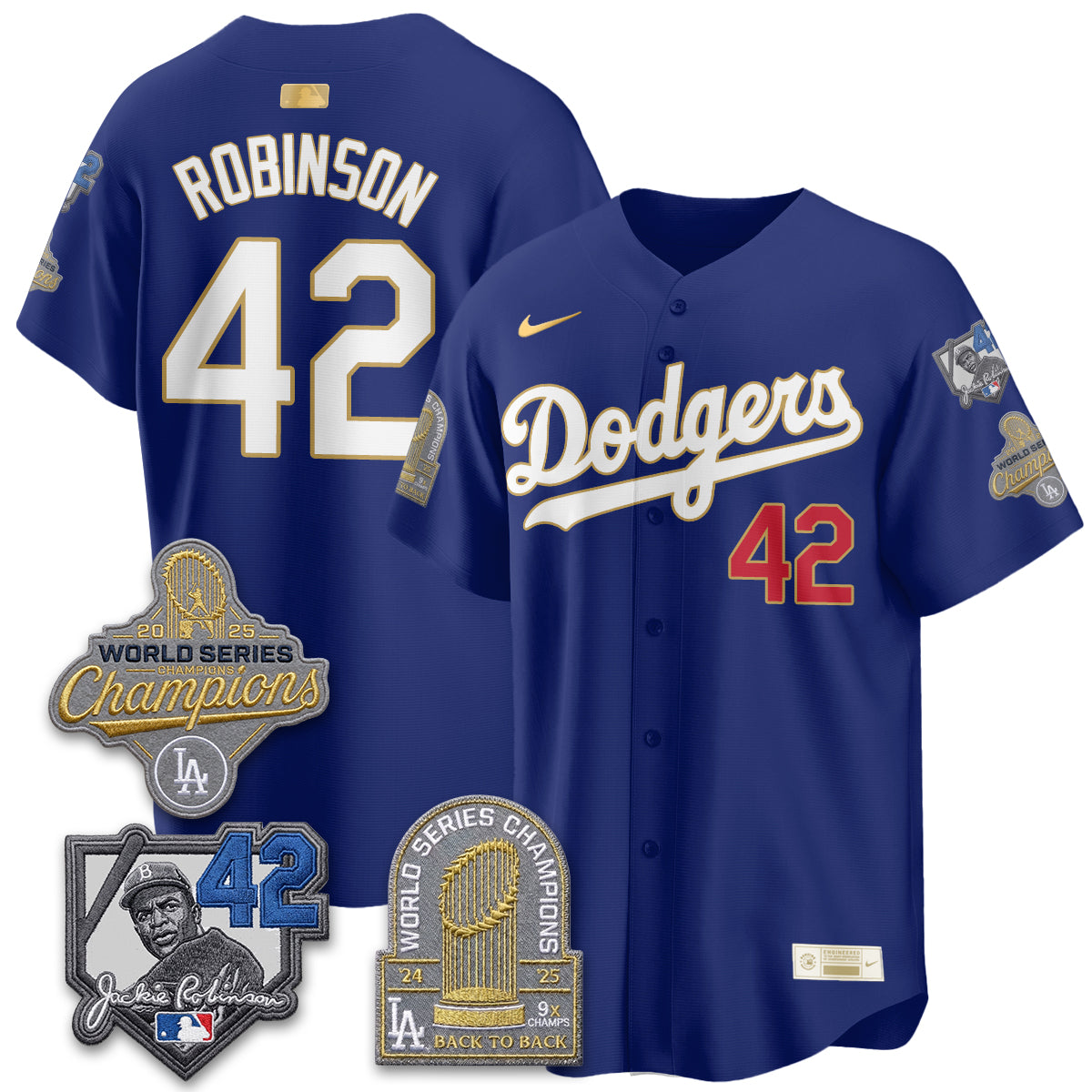 LAD 2026 Jackie Robinson New Era Vapor Limited Jersey - All Stitched