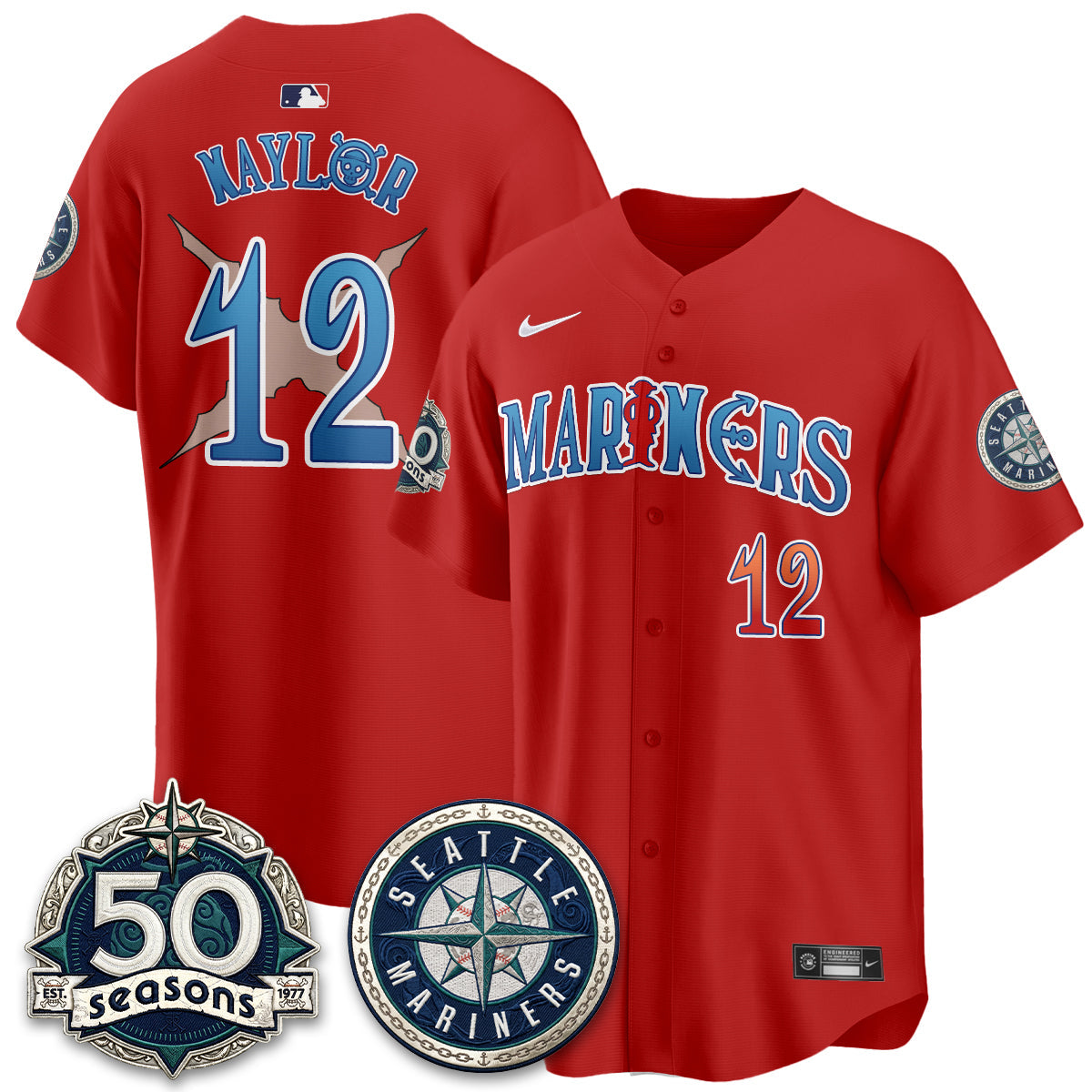 SEA x Japanese Cartoon Vapor Limited Jersey - Stitched