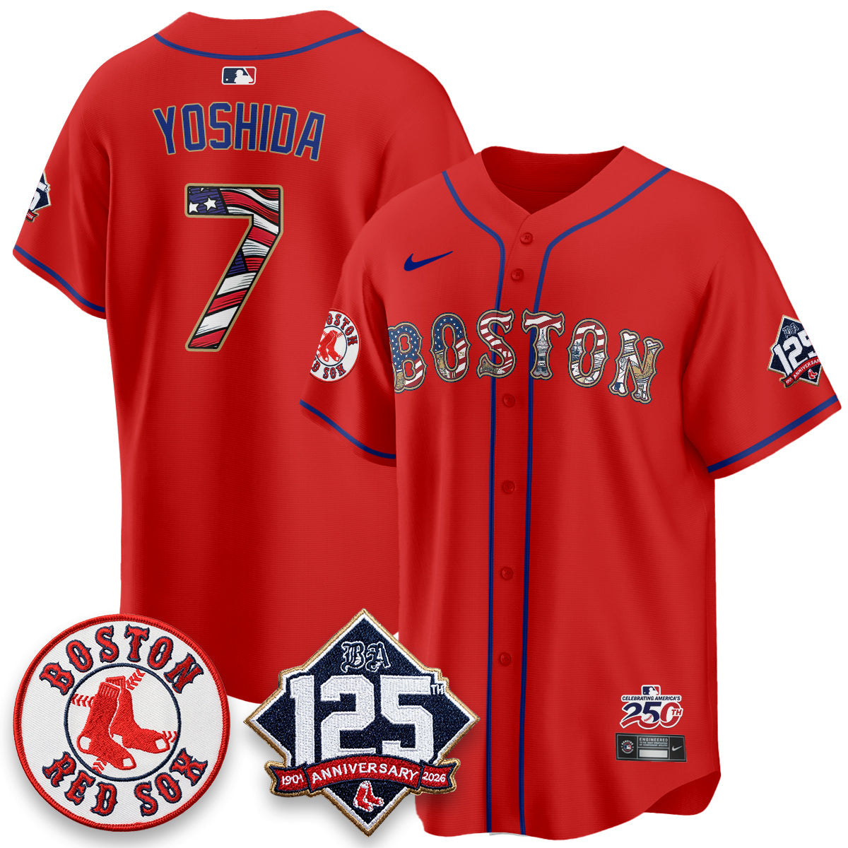BOS 2026 Independence Day USA Vapor Limited Jersey - Stitched