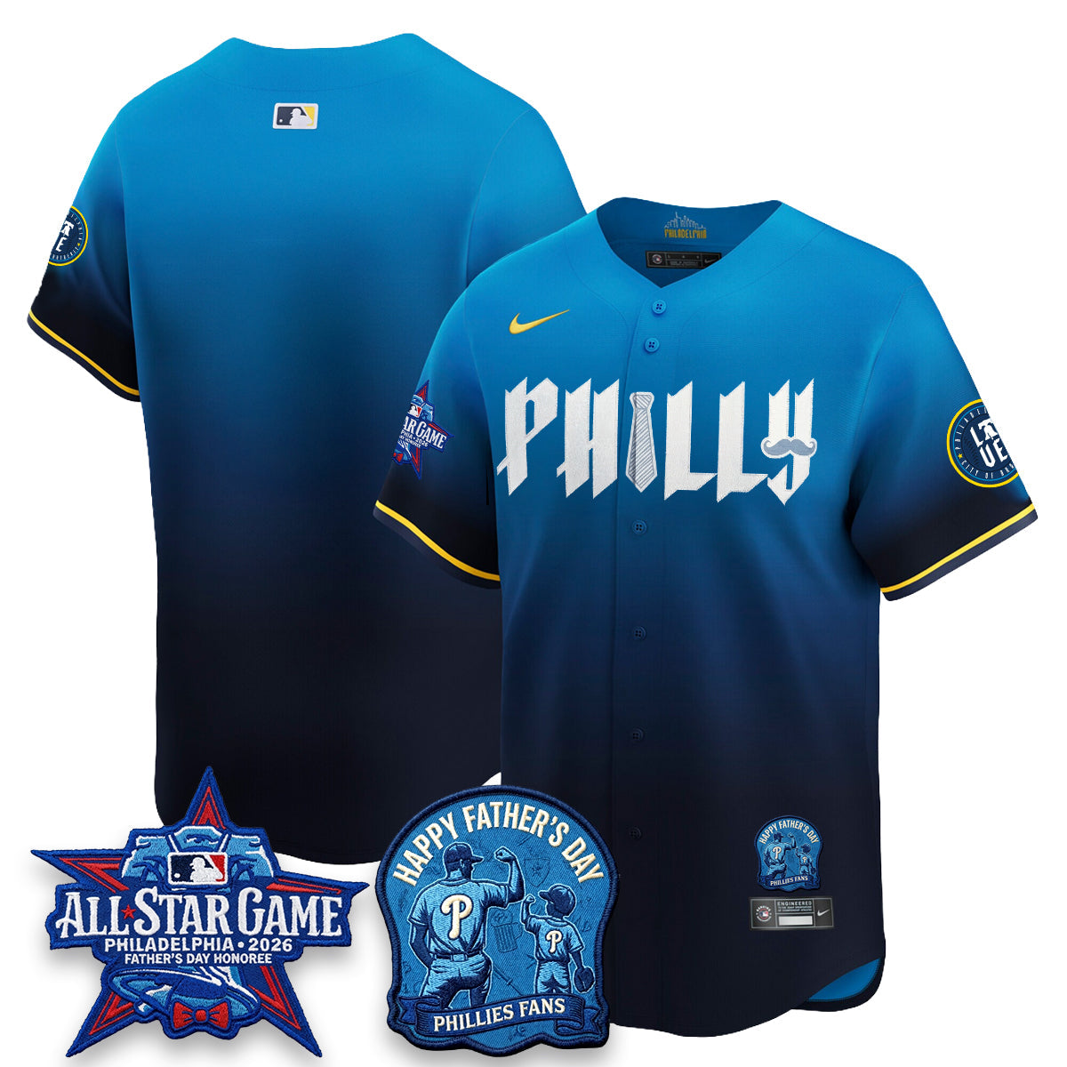 PHI Happy Father's Day Vapor Jersey - Stitched
