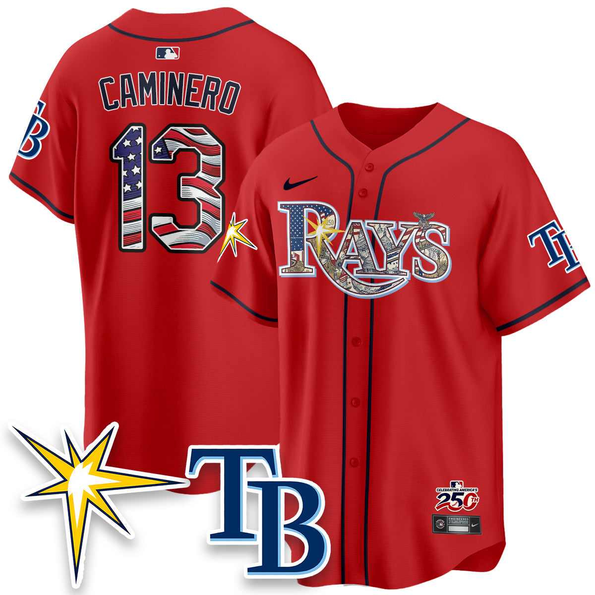 TB 2026 Independence Day USA Vapor Limited Jersey - Stitched