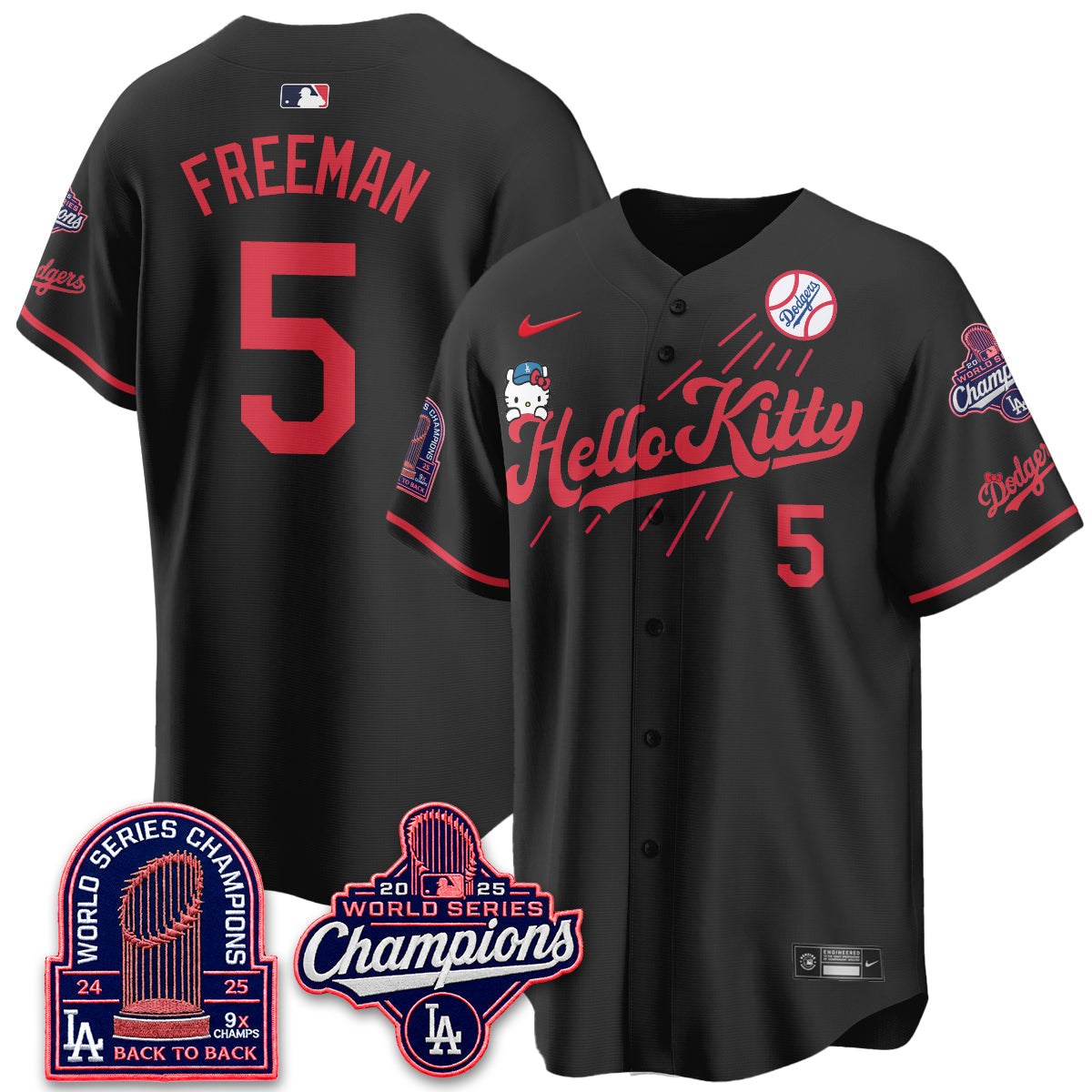 LAD x Hello Kitty Night 2026 Vapor Jersey - All Stitched - V3