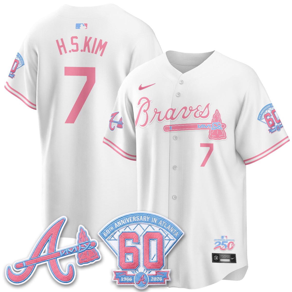 ATL x Bubblegum Vapor Jersey - Stitched