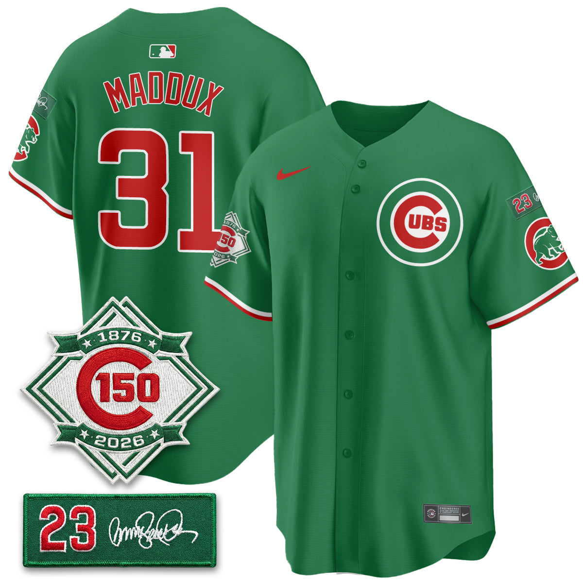CHC Limited Mexico Jersey - 150th Anniversary + Ryne Sandberg Tribute Patch All Stitched