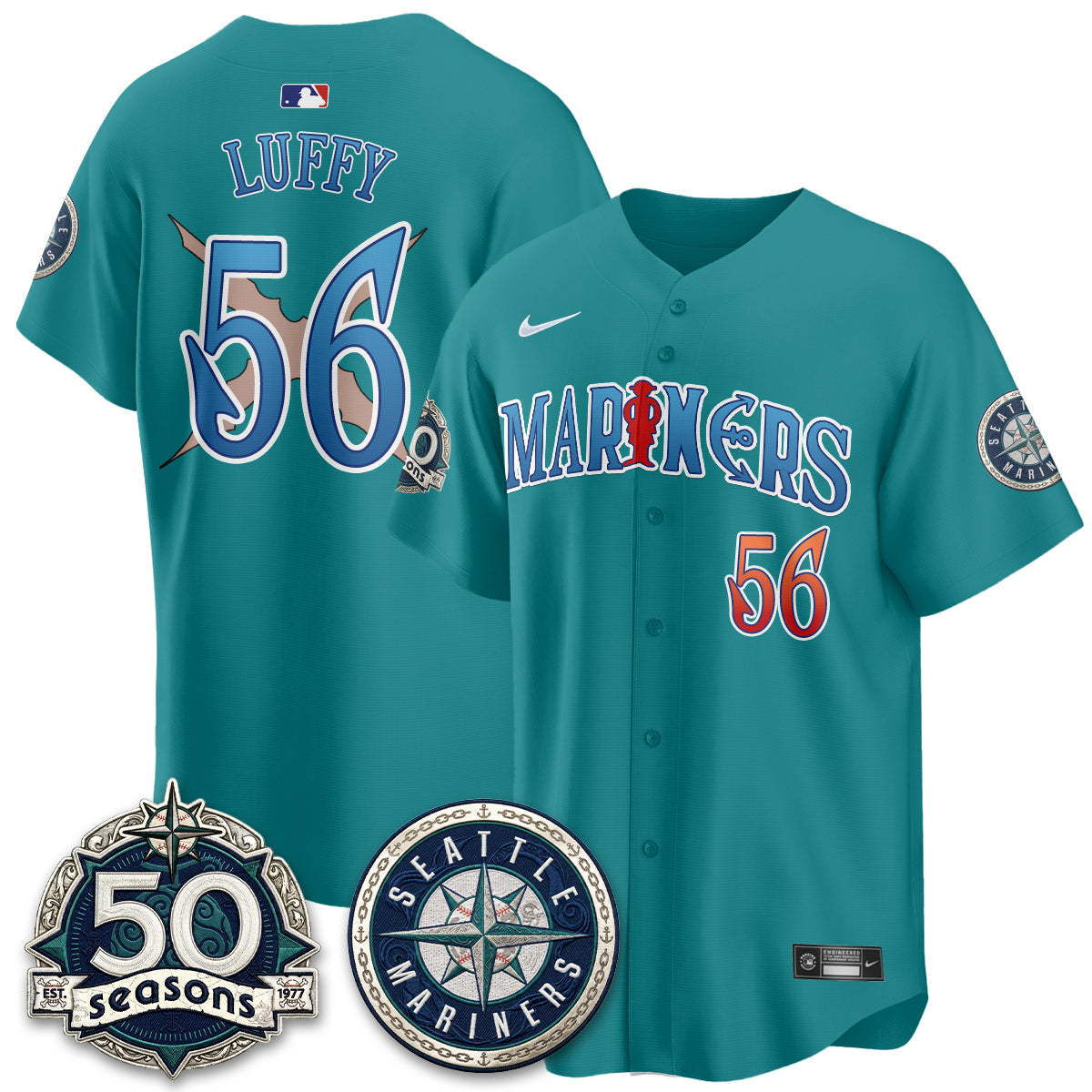 SEA x Japanese Cartoon Vapor Limited Jersey - Stitched