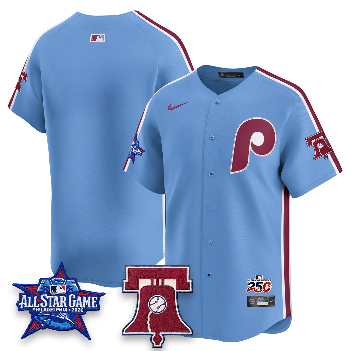 PHI 2026 Independence Day USA Vapor Limited Jersey - Stitched (2)