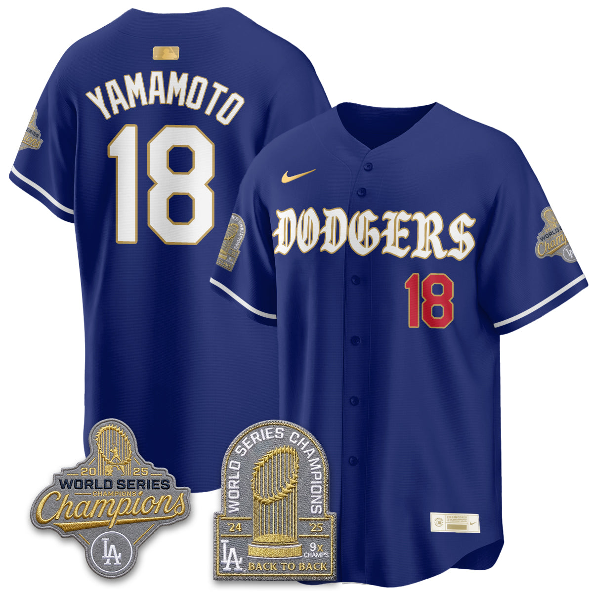 LAD Vapor Limited Jersey - Back to Back 9x Champs - All Stitched