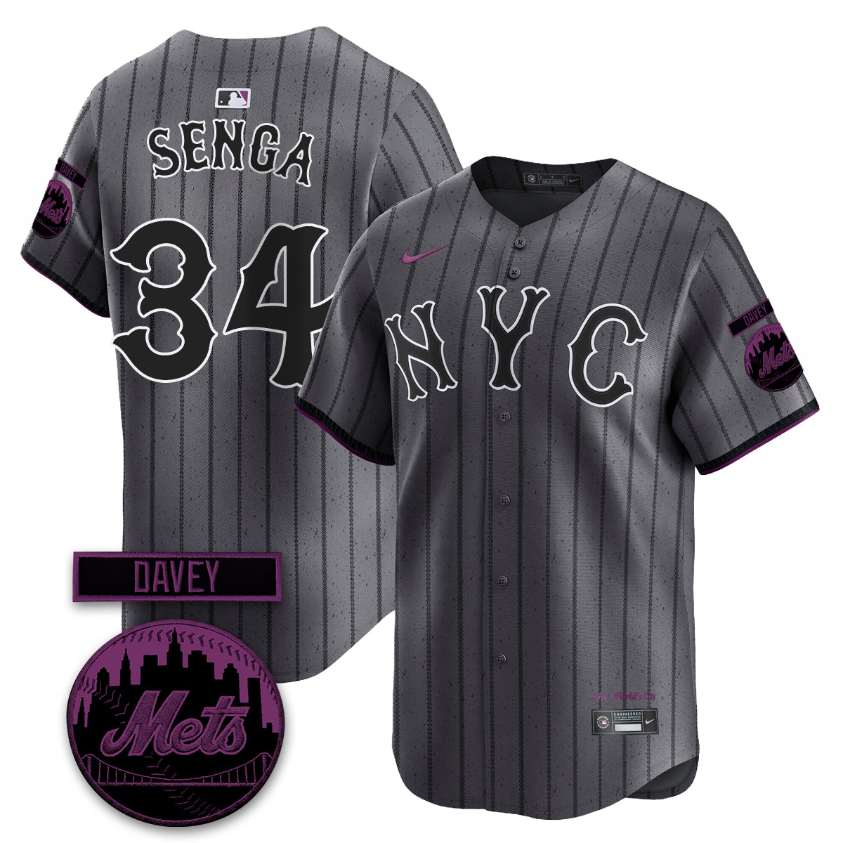 NYM 2026 Davey Johnson Memorial Vapor Limited Jersey - All Stitched