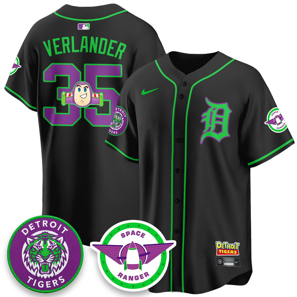 DET 2026 Space Ranger Edition Vapor Limited Jersey - Stitched