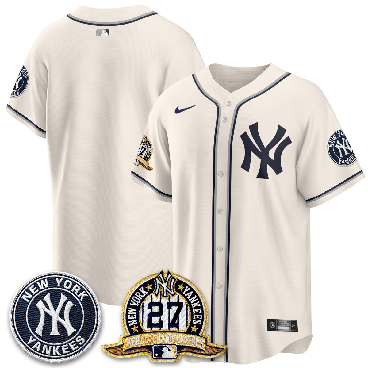 NYY 2026 Black Out Style Vapor Limited Jersey - All Stitched