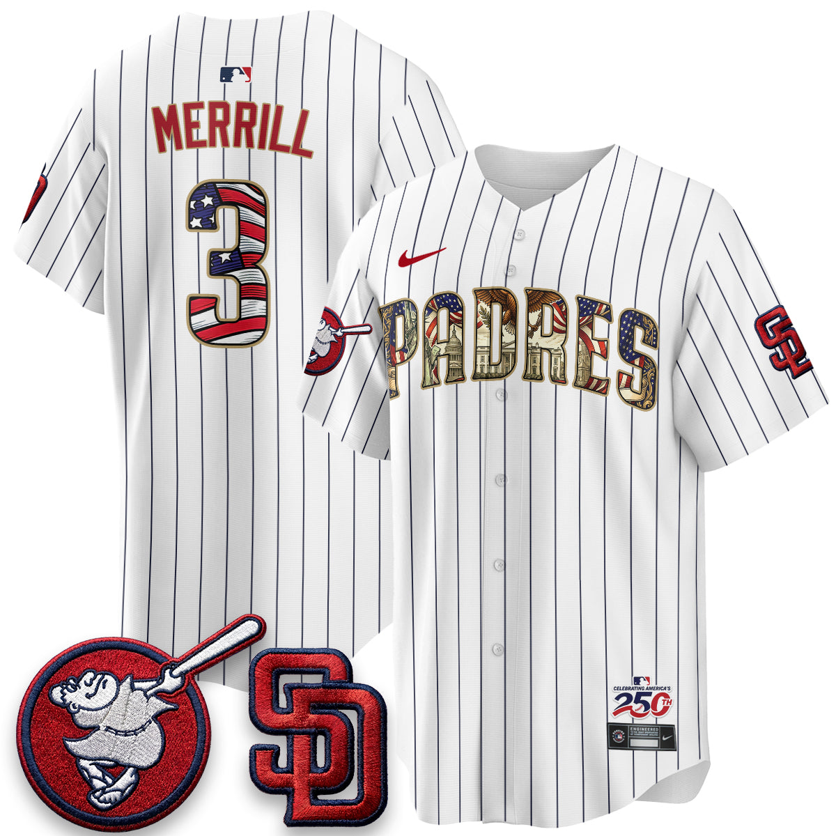 SD 2026 Independence Day USA Vapor Limited Jersey - Stitched