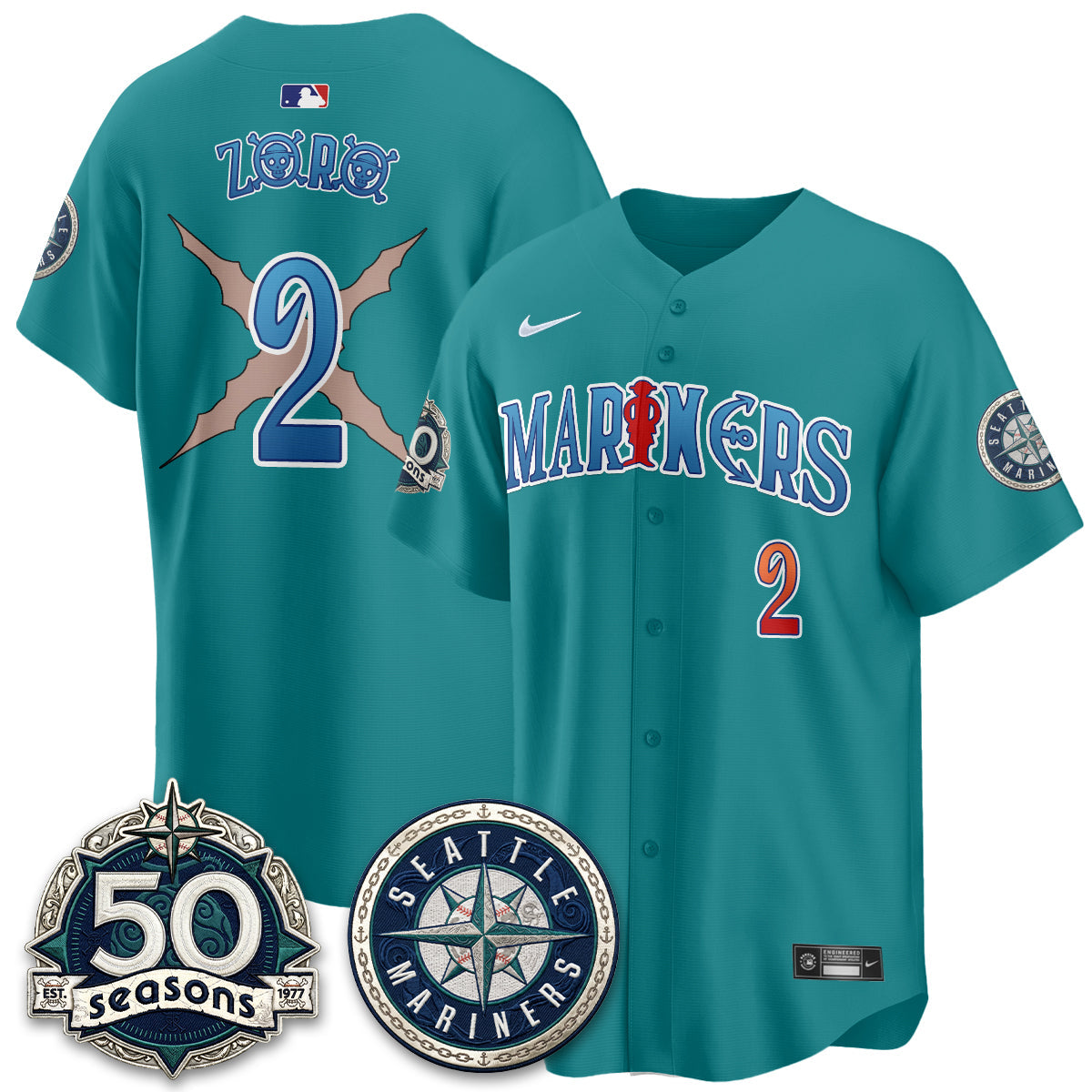SEA x Japanese Cartoon Vapor Limited Jersey - Stitched