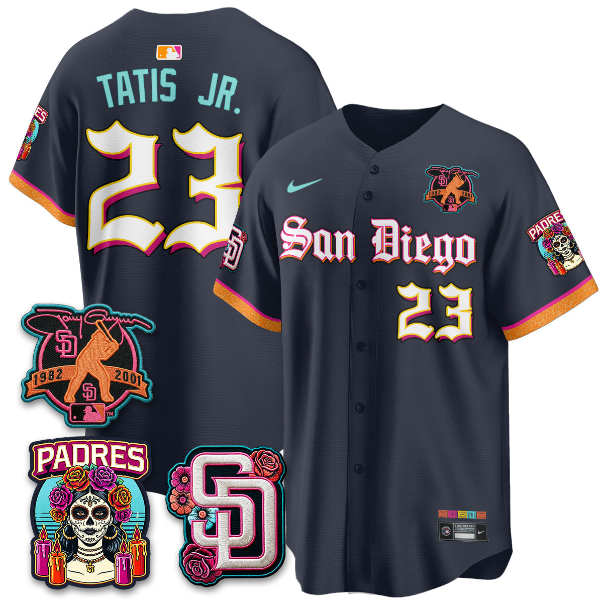 SD 2026 City Connect x Tony Gwynn Patch Vapor Premier Limited Jersey - All Stitched