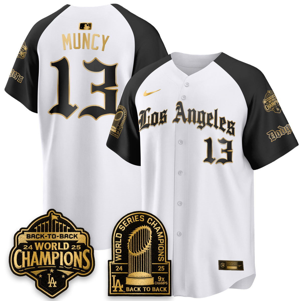LAD WS Champions Back 2 Back Patch Vapor Premier Limited Gothic Edition Jersey - All Stitched