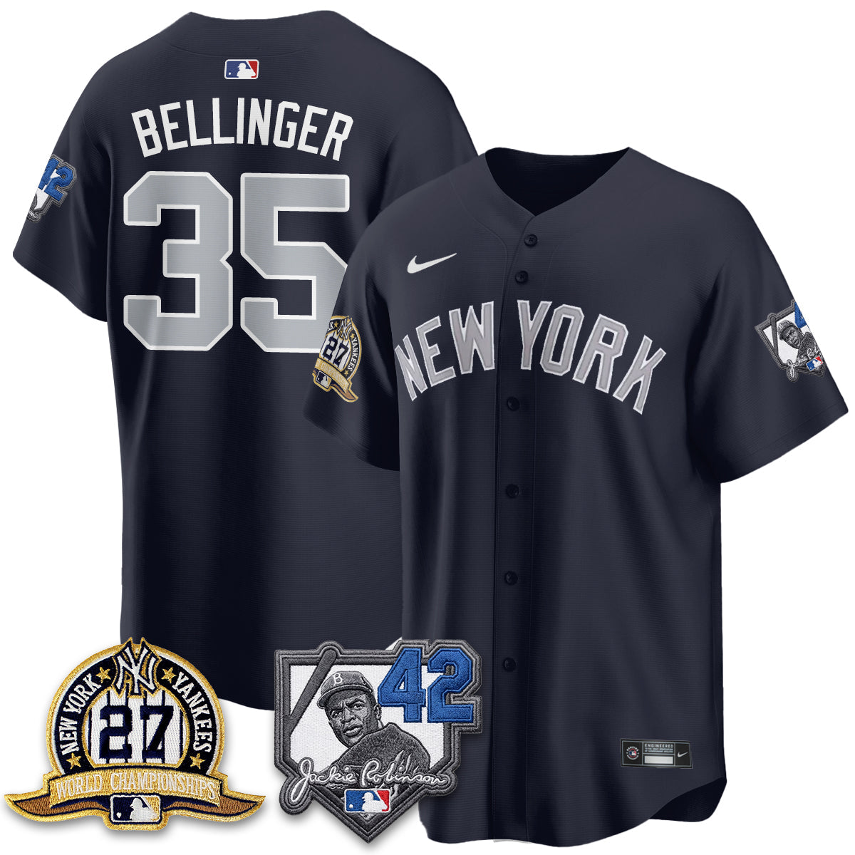 NYY 2026 Jackie Robinson Day Vapor Limited Jersey - Stitched
