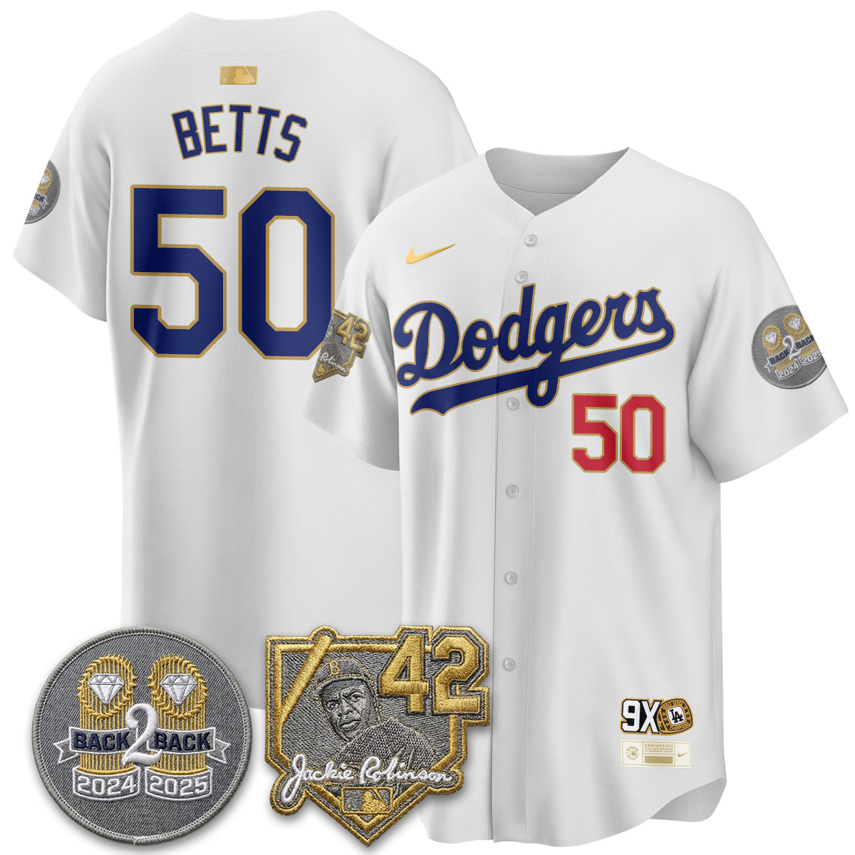 LAD -  2026 Jackie Robinson Day Vapor Limited Jersey - All Stitched