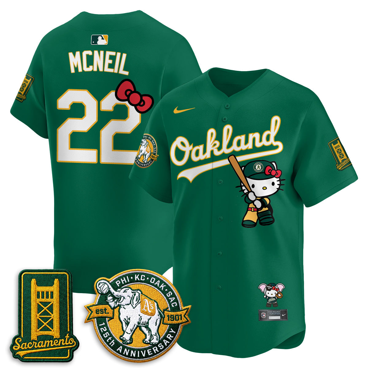OAK x Meow KT 2026 Vapor Limited Jersey - Stitched