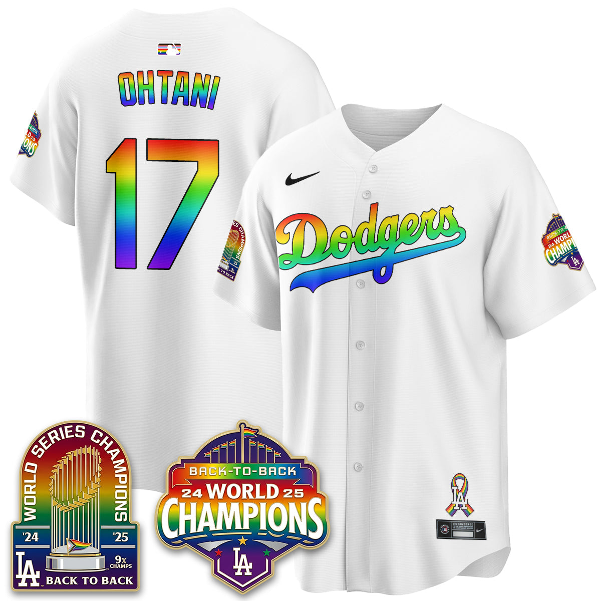 LAD Happy Pride Month Vapor Jersey - Stitched