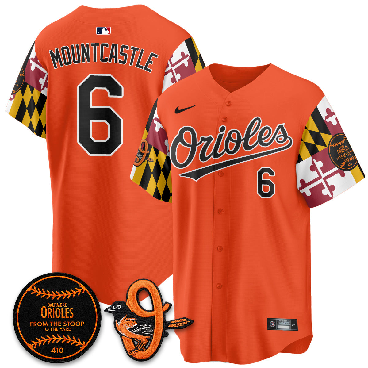 BAL 2026 x Maryland State Flag Vapor Jersey - Stitched V2