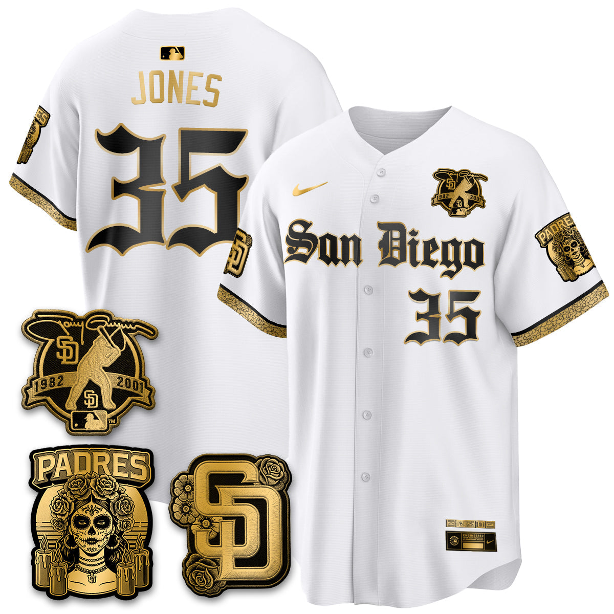 SD 2026 City Connect x Tony Gwynn Patch Vapor Premier Limited Jersey - All Stitched - V2