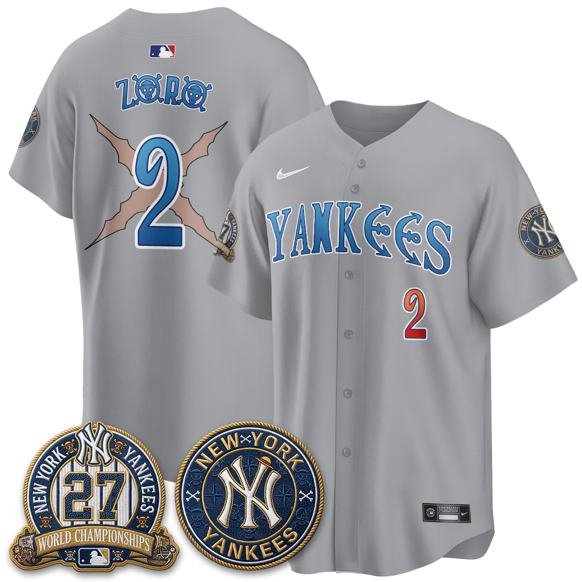 NYY x Japanese Cartoon Limited Jersey -  Stitched