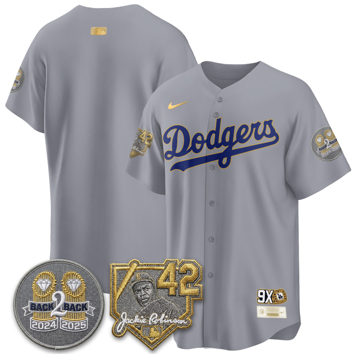 LAD -  2026 Jackie Robinson Day Vapor Limited Jersey - All Stitched