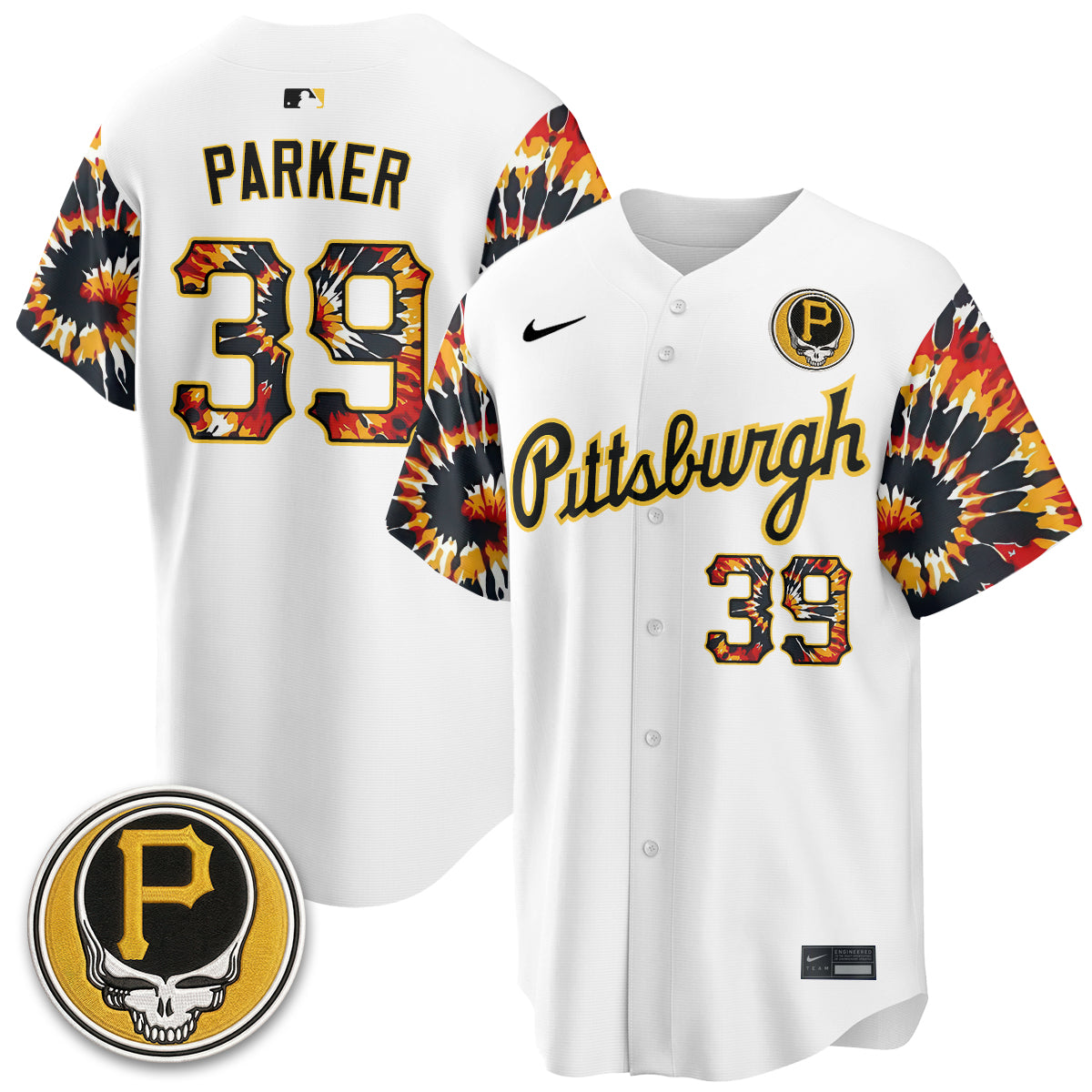 PIT x Grateful Dead Vapor Limited Jersey - Stitched