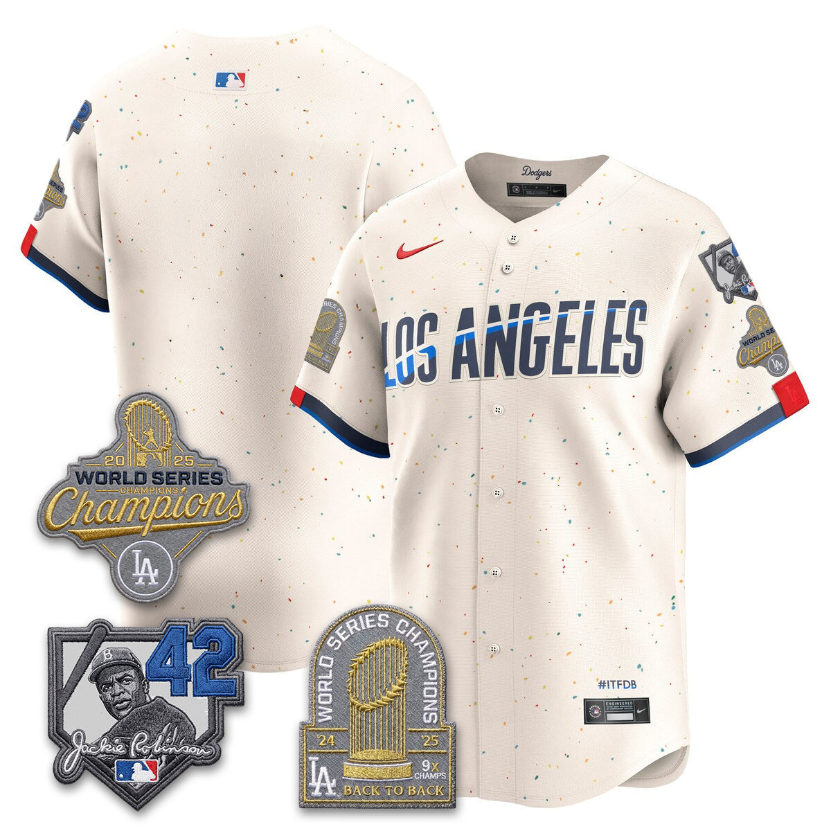 LAD 2026 Jackie Robinson New Era Vapor Limited Jersey - All Stitched