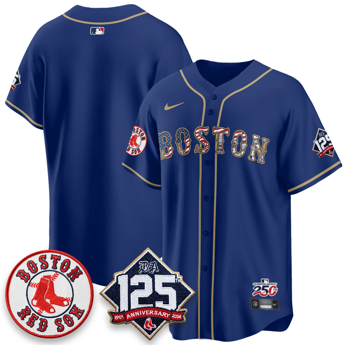 BOS 2026 Independence Day USA Vapor Limited Jersey - Stitched