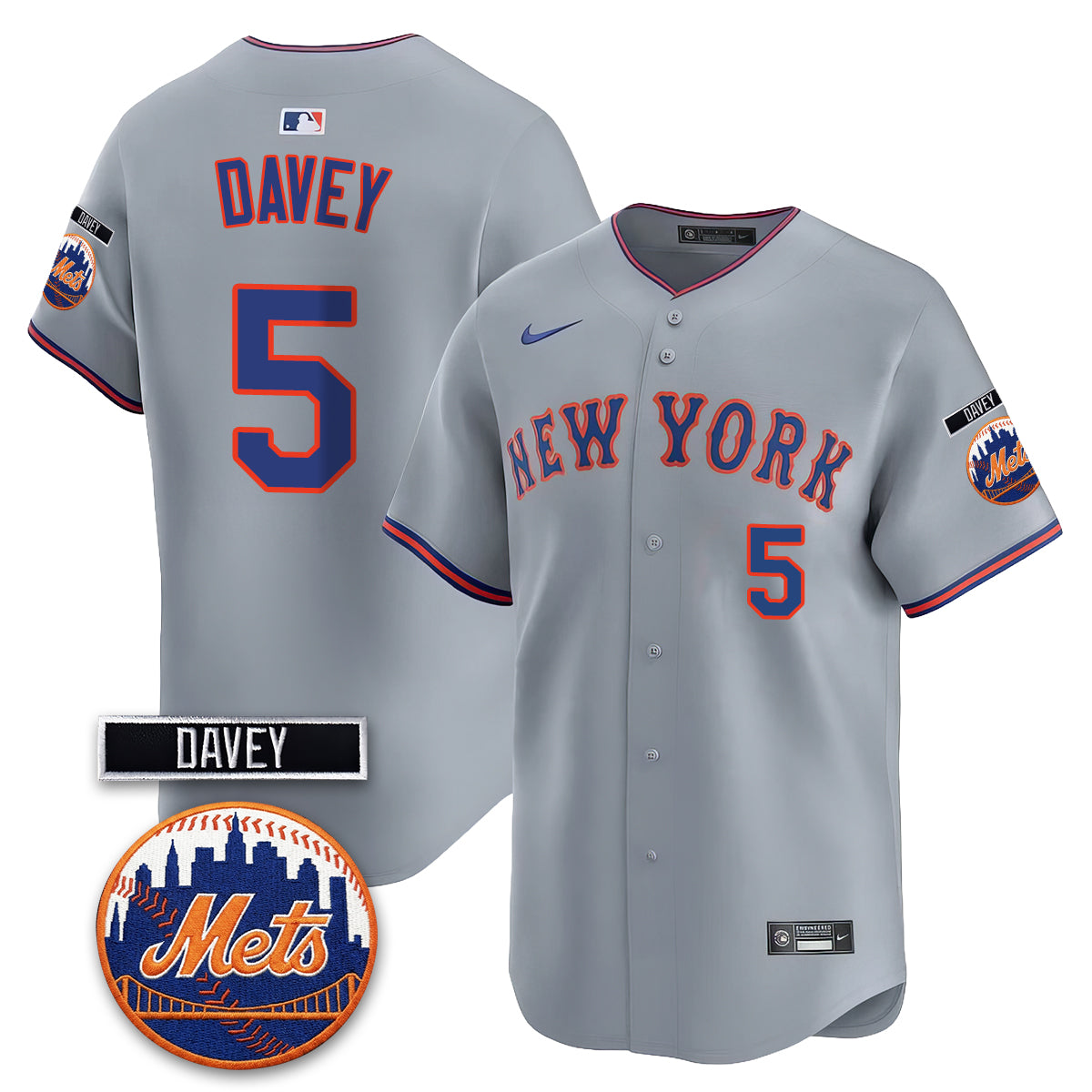 NYM 2026 Davey Johnson Memorial Vapor Limited Jersey - All Stitched