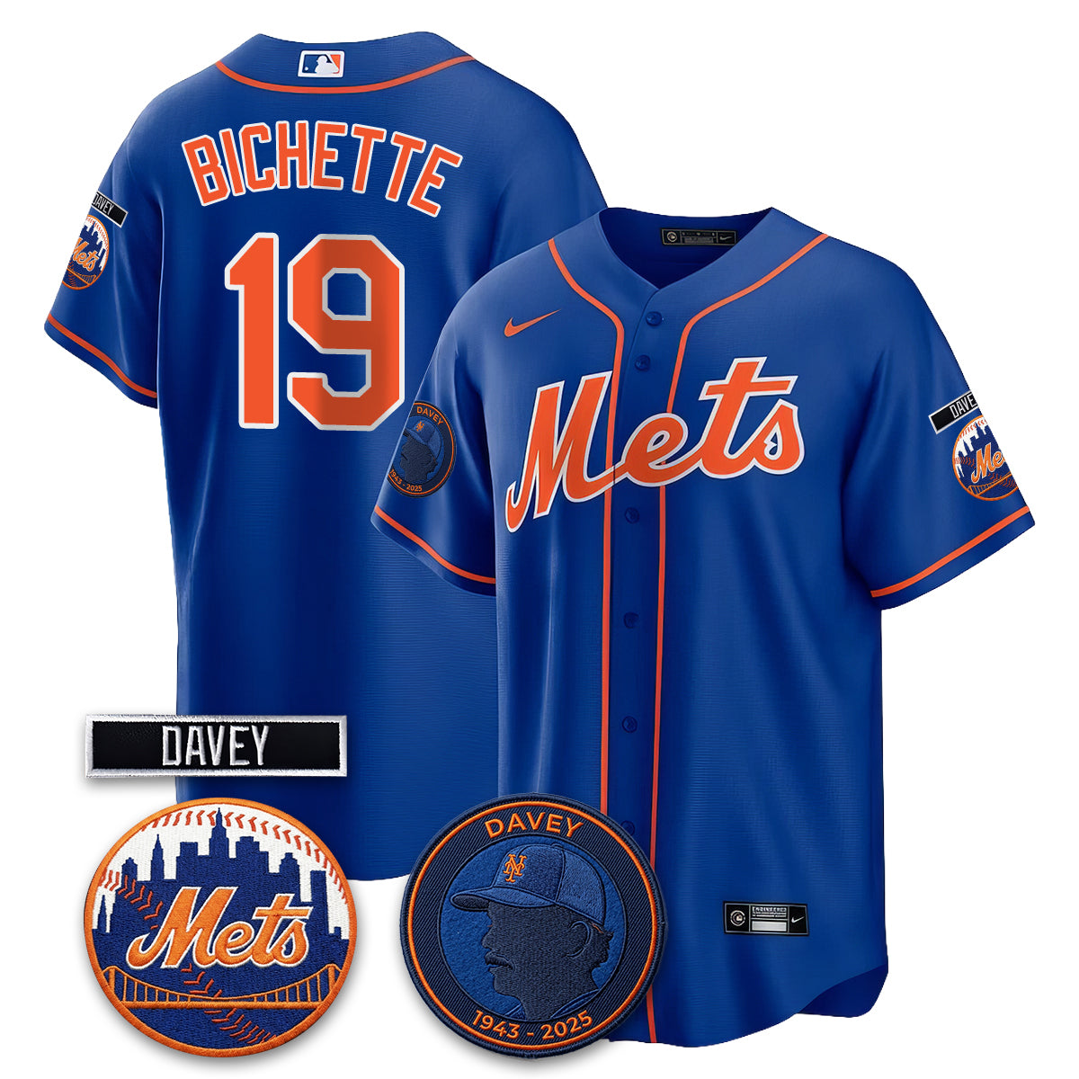NYM 2026 Davey Johnson In Memoriam Vapor Limited Jersey - All Stitched
