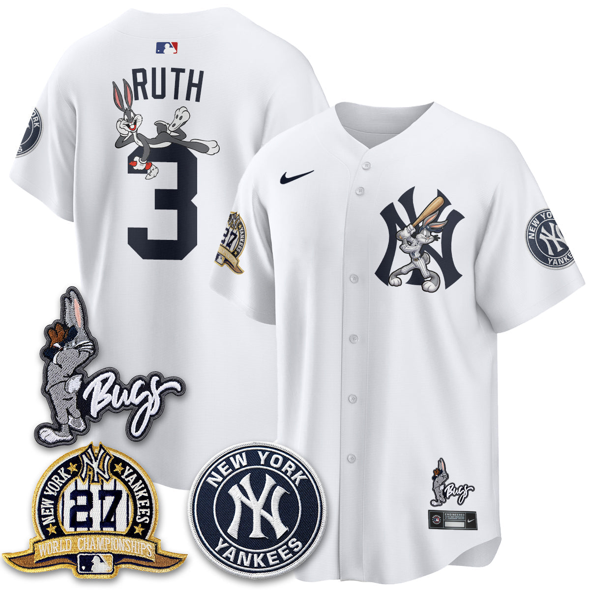 NYY Bunny Vapor Limited Jersey - Stitched (Tiktok)