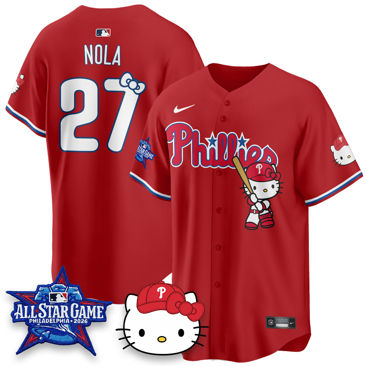 PHI x Meow Kitty Vapor Limited Blue Jersey- Stitched