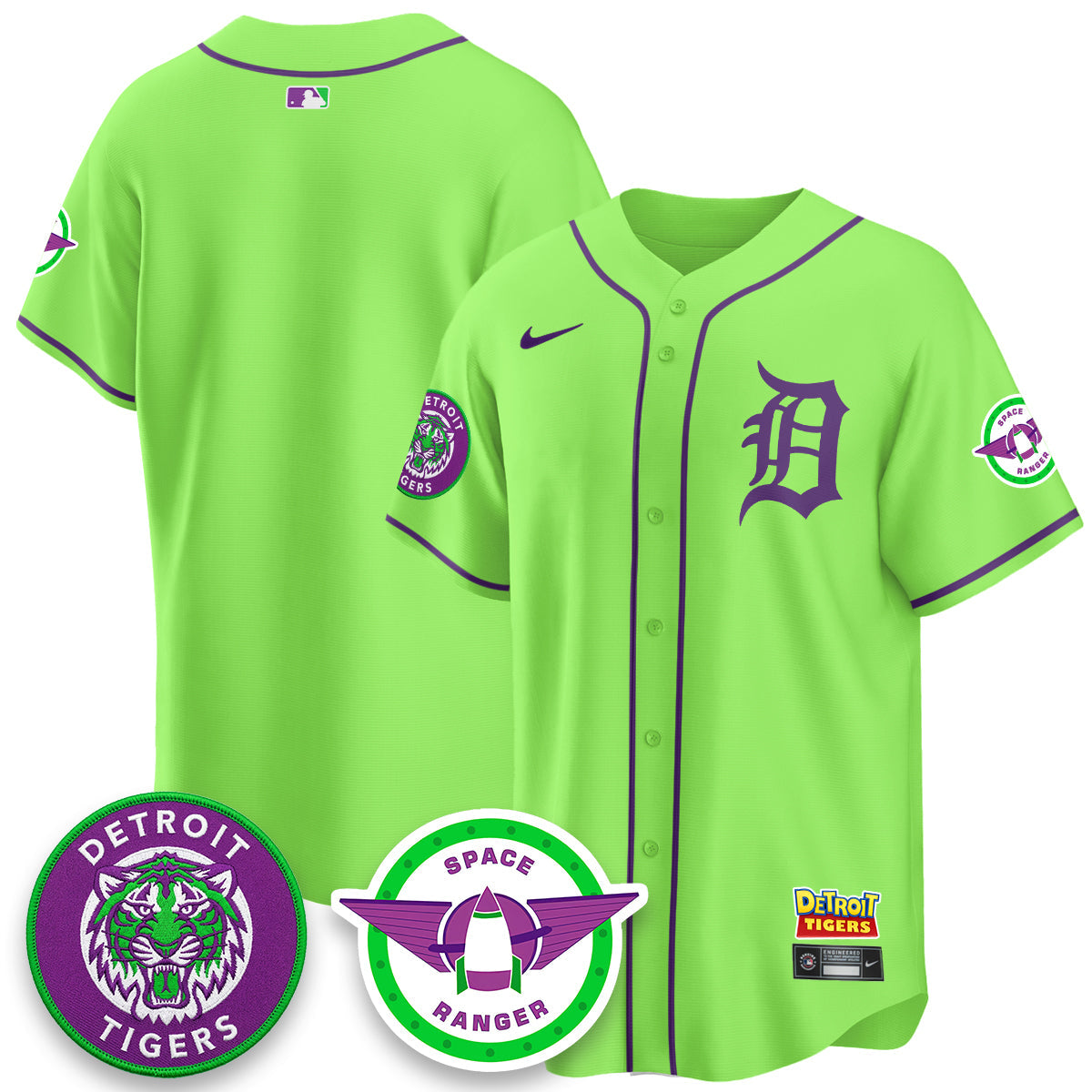 DET 2026 Space Ranger Edition Vapor Limited Jersey - Stitched
