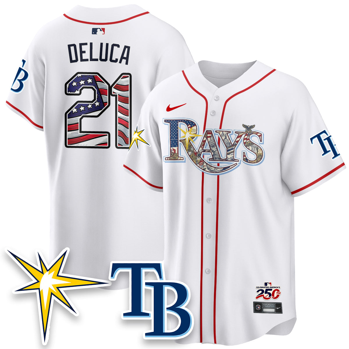 TB 2026 Independence Day USA Vapor Limited Jersey - Stitched