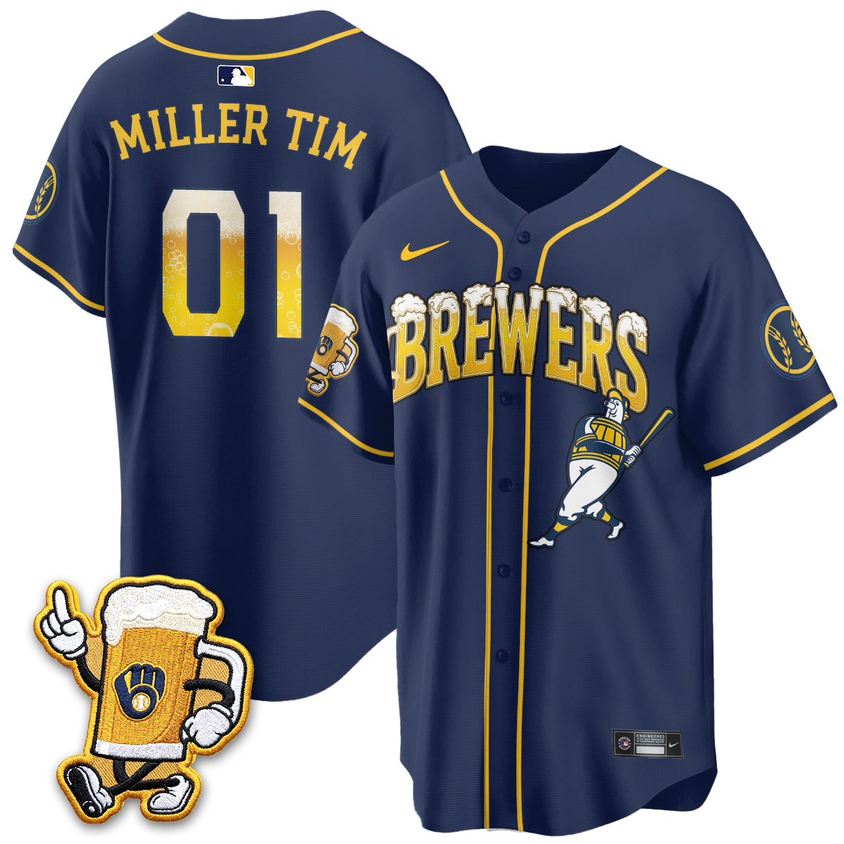 MIL "Pitcher & Pint" Edition Vapor Jersey V2 - Stitched