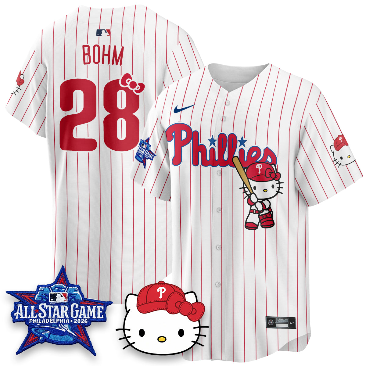PHI x Meow Kitty Vapor Limited Blue Jersey- Stitched
