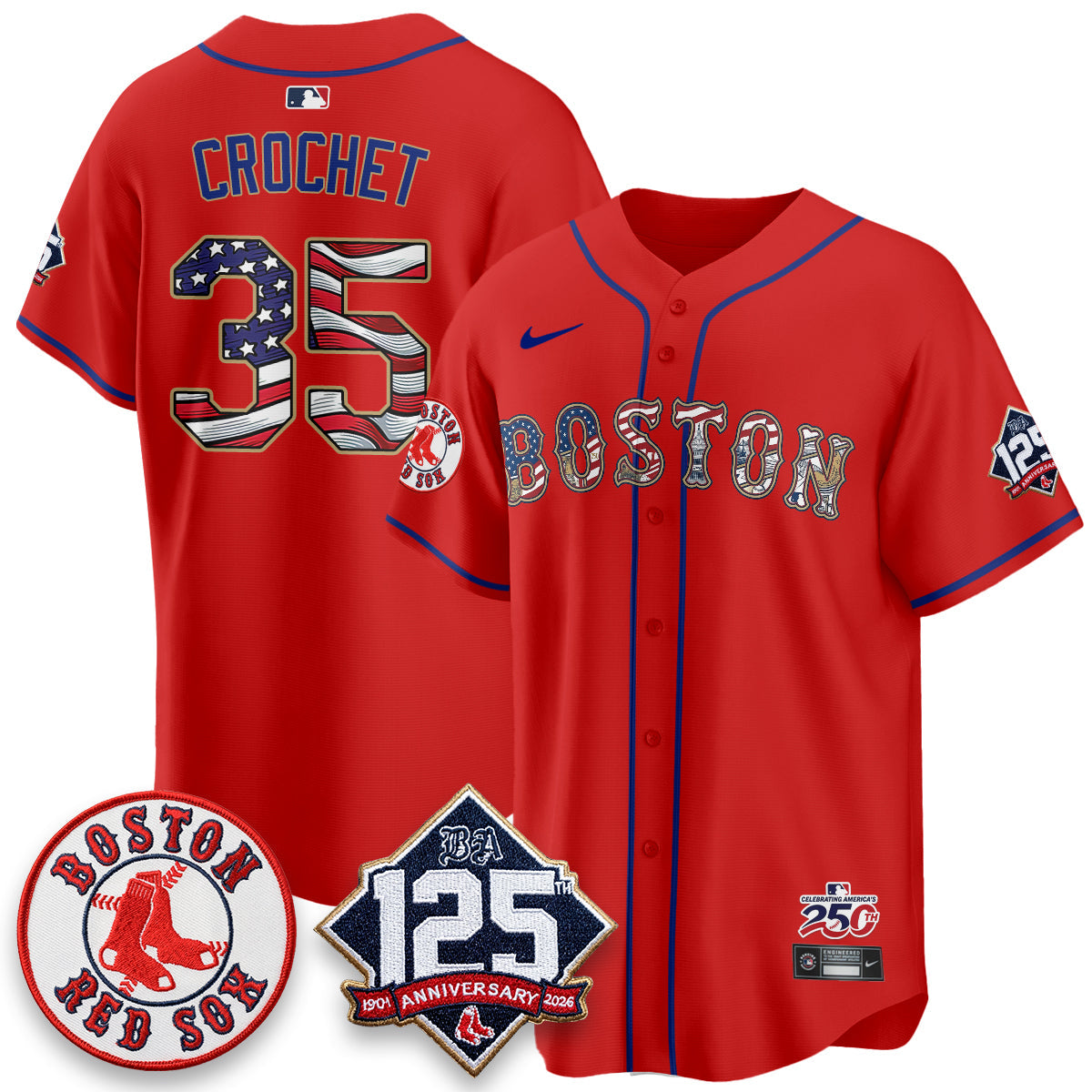 BOS 2026 Independence Day USA Vapor Limited Jersey - Stitched