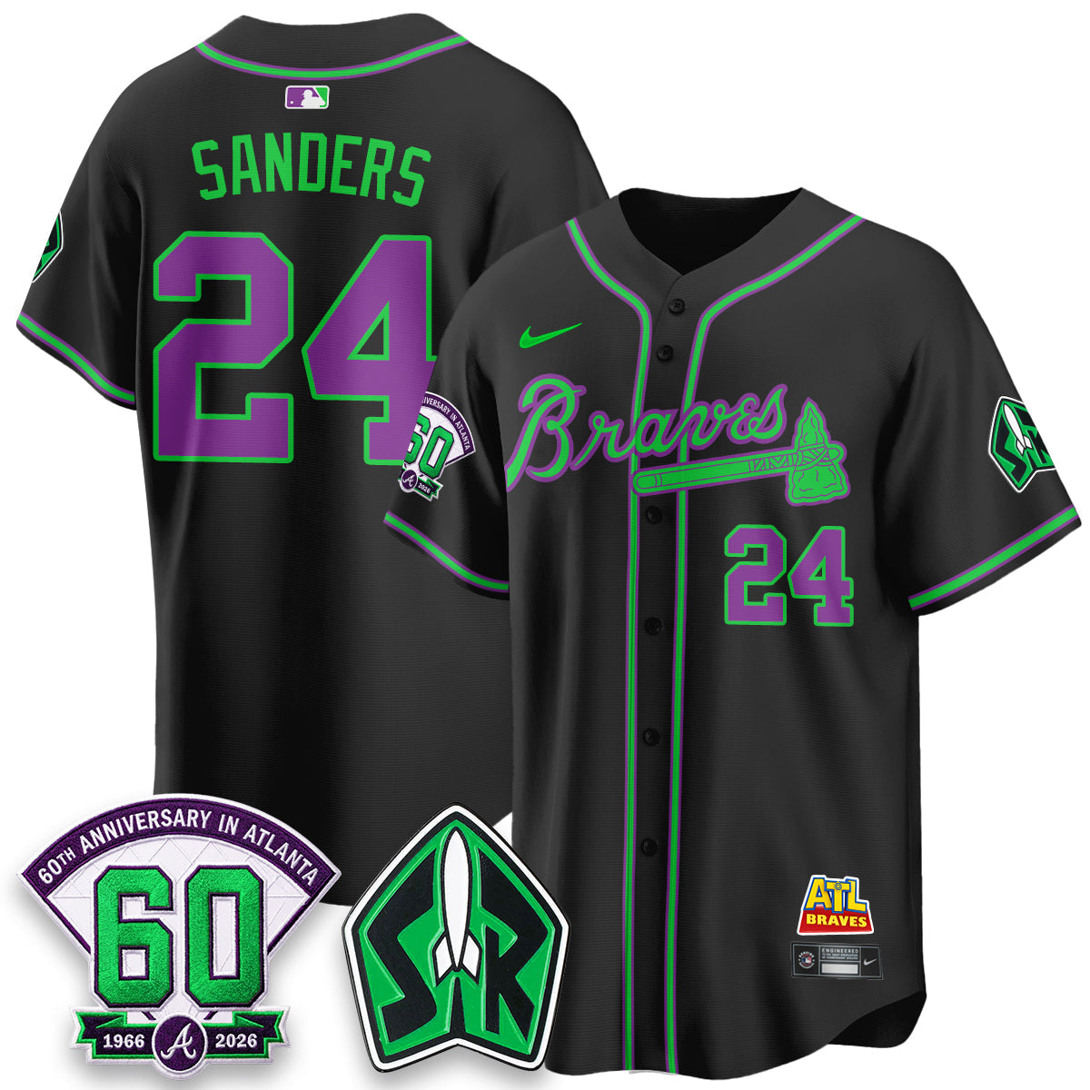 ATL 60th Anniversary Space Ranger Edition Vapor Limited Jersey - Stitched