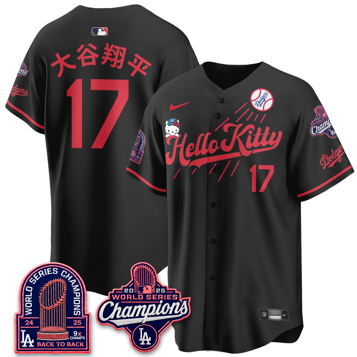 LAD x Hello Kitty Night 2026 Vapor Jersey - All Stitched - V3