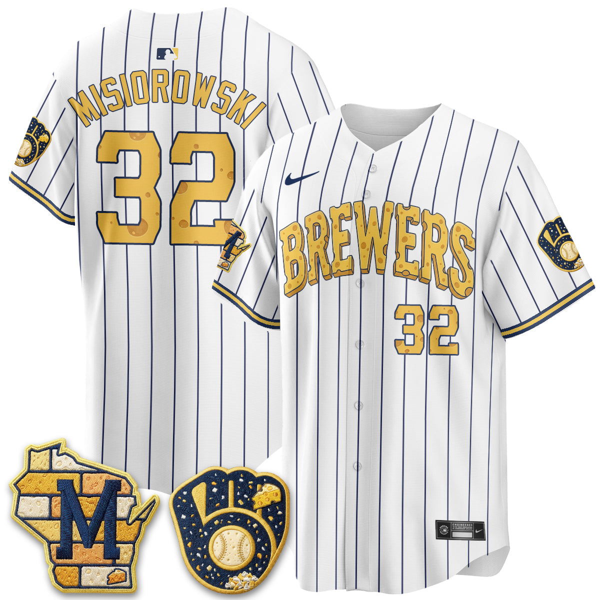 MIL Cheesehead Edition Vapor Limited Jersey - Stitched
