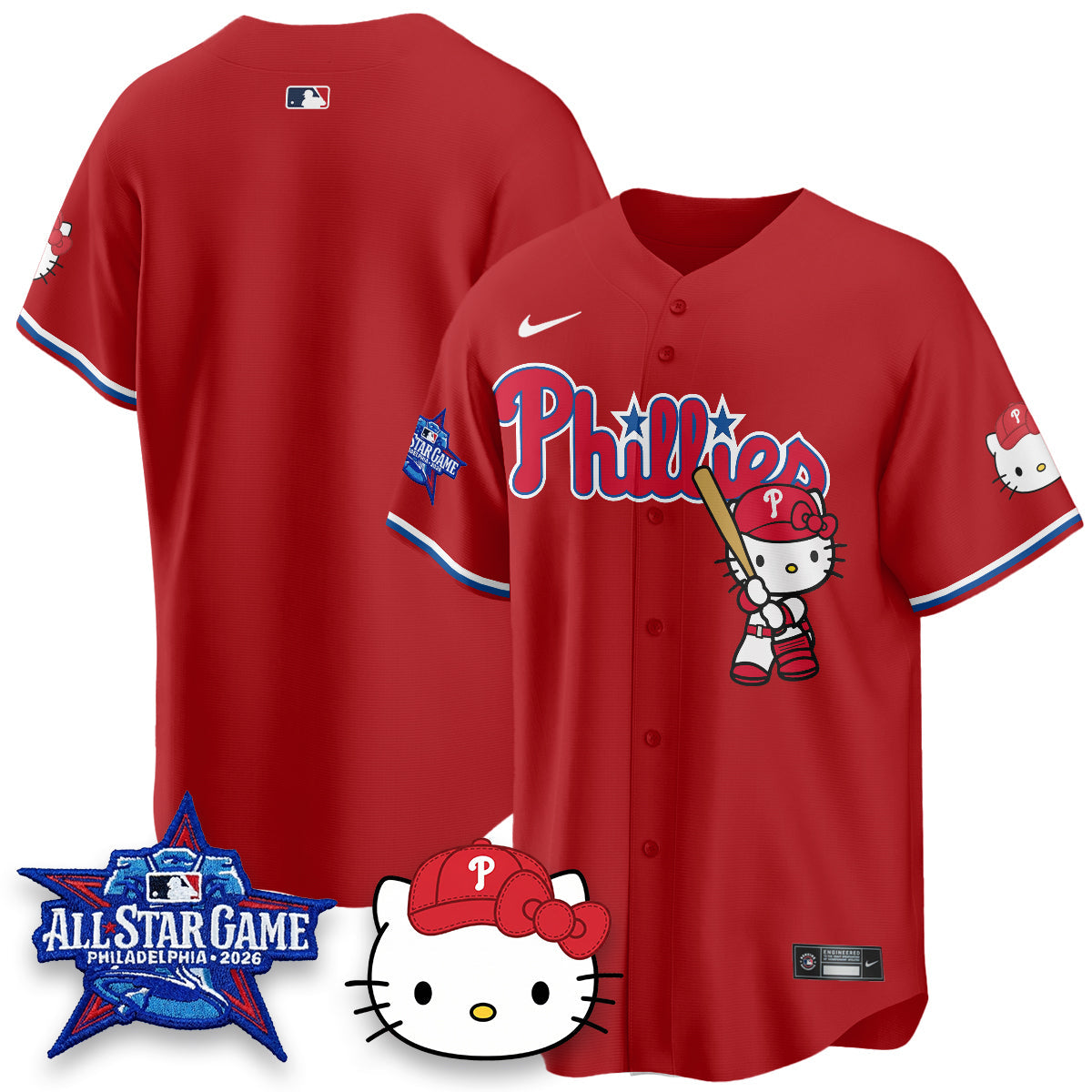 PHI x Meow Kitty Vapor Limited Blue Jersey- Stitched