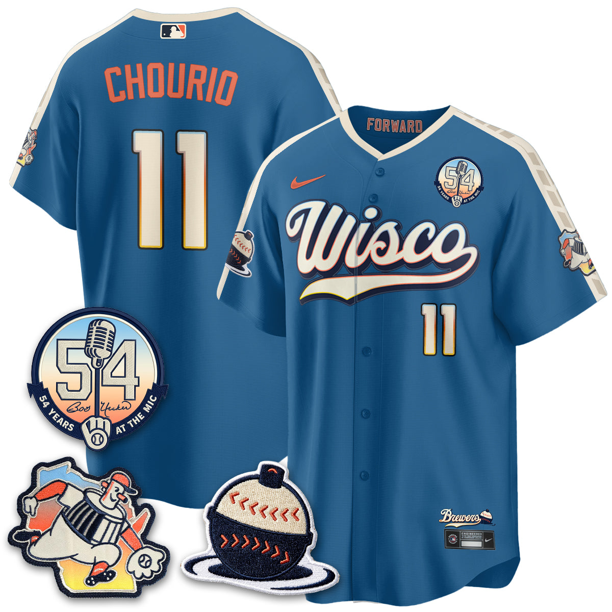 MIL 2026 City Connect Bob Uecker Vapor Limited Jersey - All Stitched V1