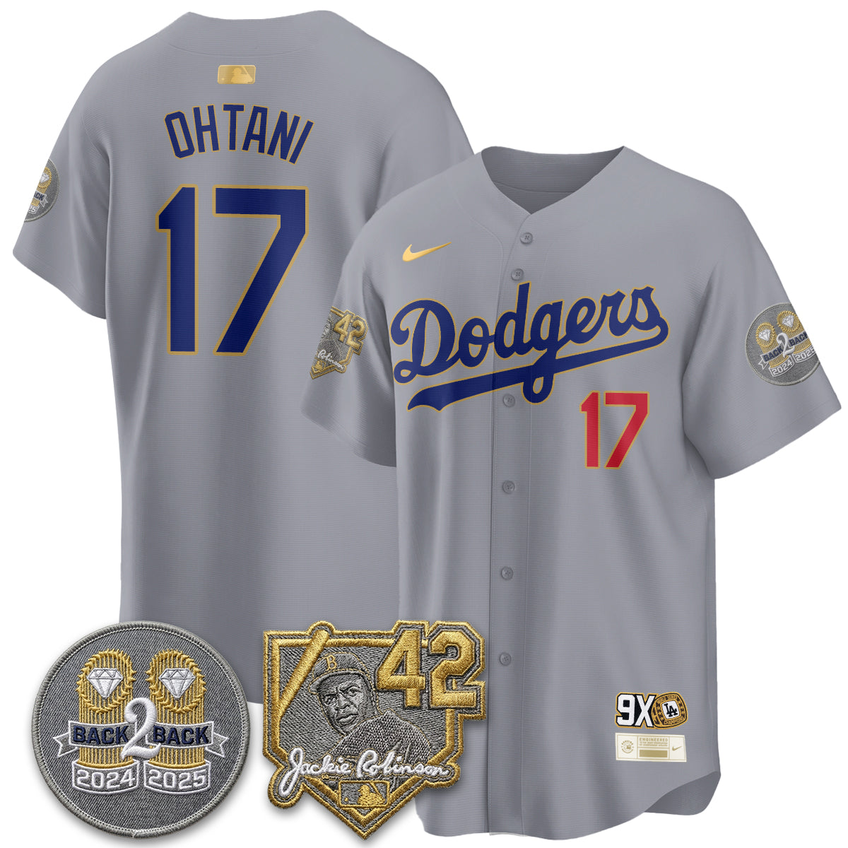 LAD -  2026 Jackie Robinson Day Vapor Limited Jersey - All Stitched