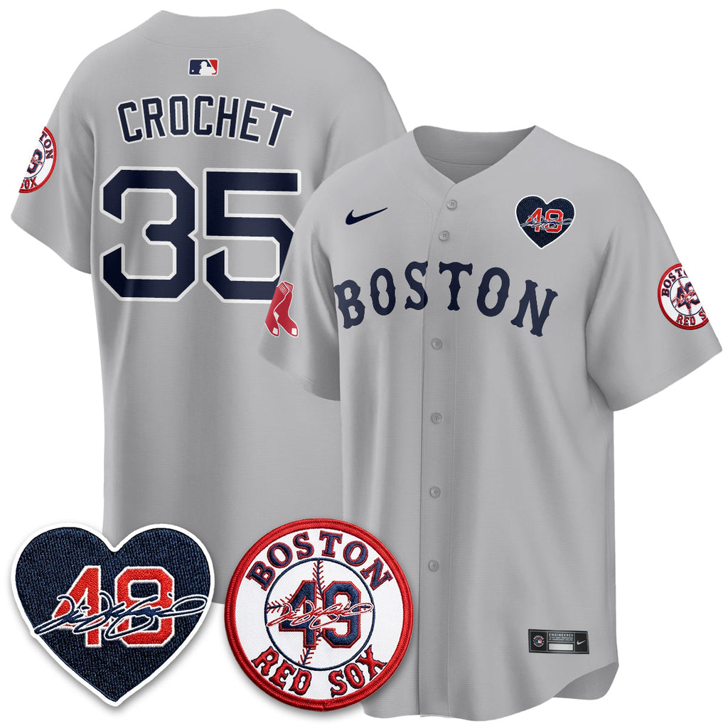 BOS Tim Wakefield Memorial Patch Vaper Premier Limited Jersey - Stitched