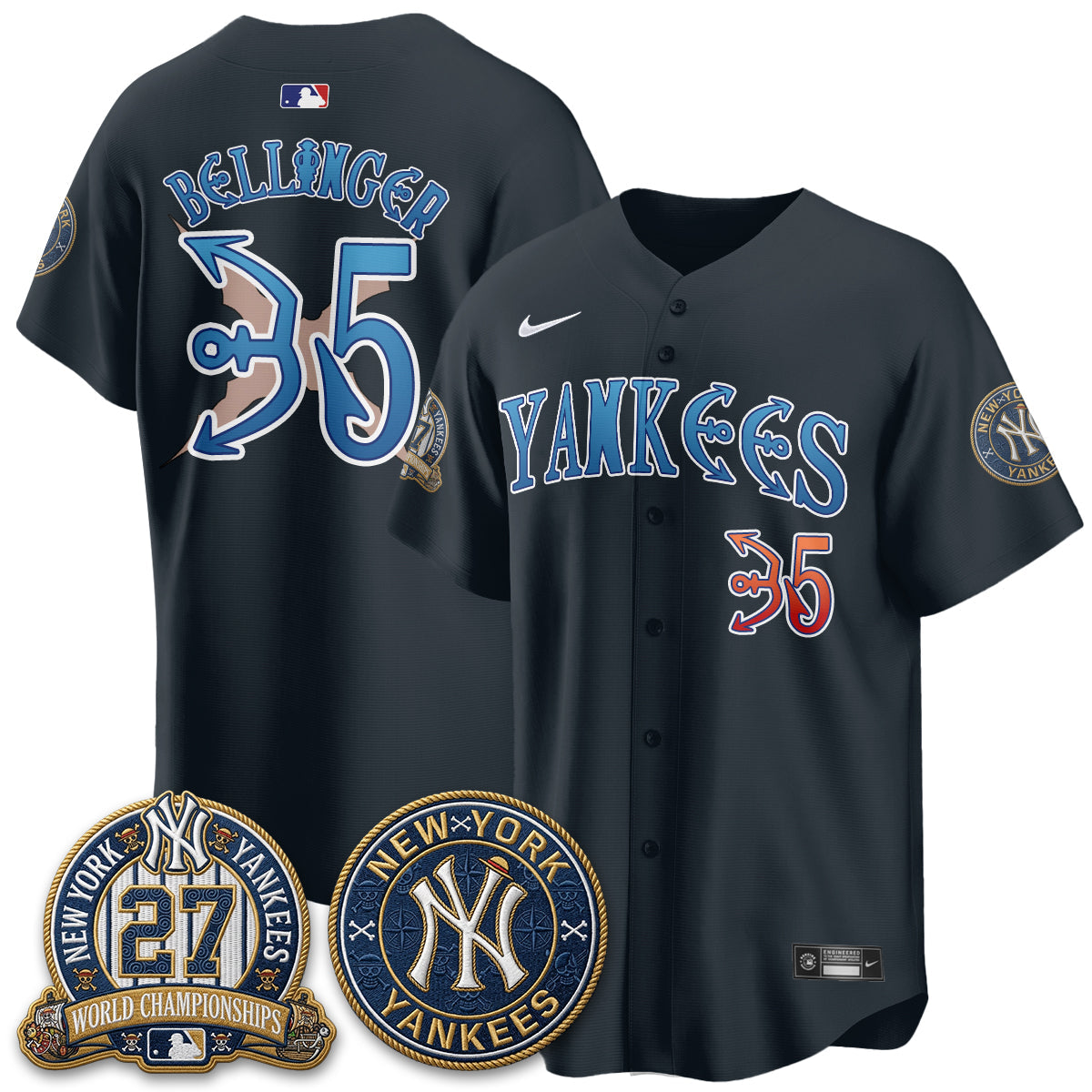 NYY x Japanese Cartoon Limited Jersey -  Stitched