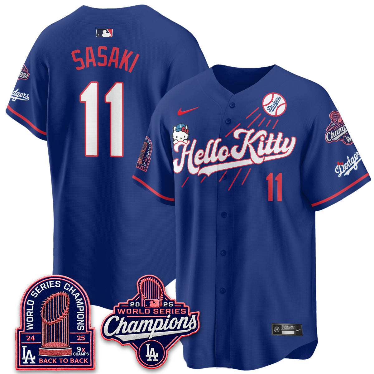 LAD x Hello Kitty Night 2026 Vapor Jersey - All Stitched - V3