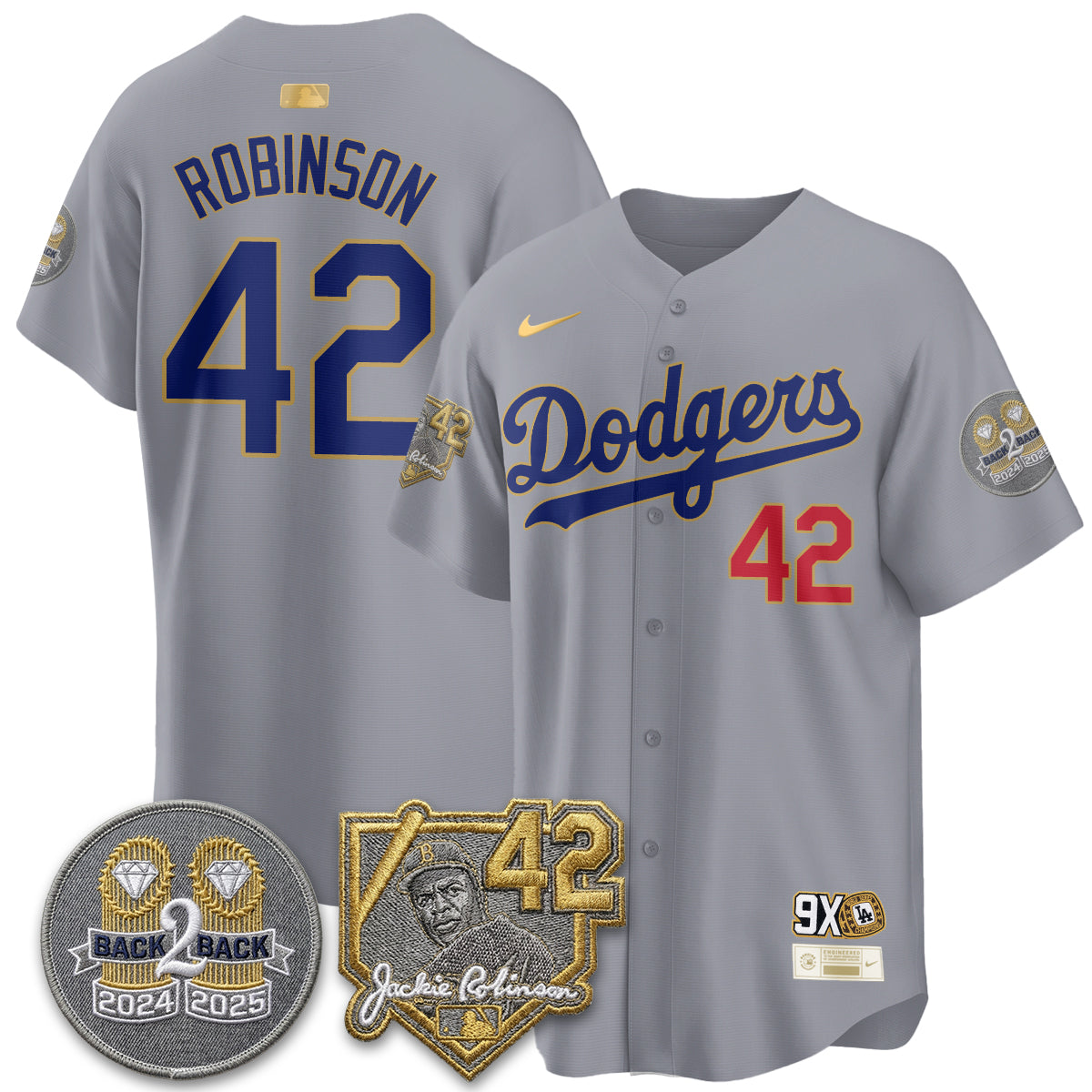 LAD -  2026 Jackie Robinson Day Vapor Limited Jersey - All Stitched